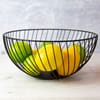 Fruktkorg Decor 25 cm svart DOMOTTI