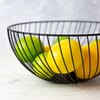 Fruit basket Decor 25 cm black DOMOTTI