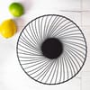 Fruit basket Decor 25 cm black DOMOTTI