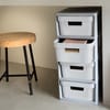Rack with 4 drawers Infinity 30 x 36 x 69 cm gray-white CURVER