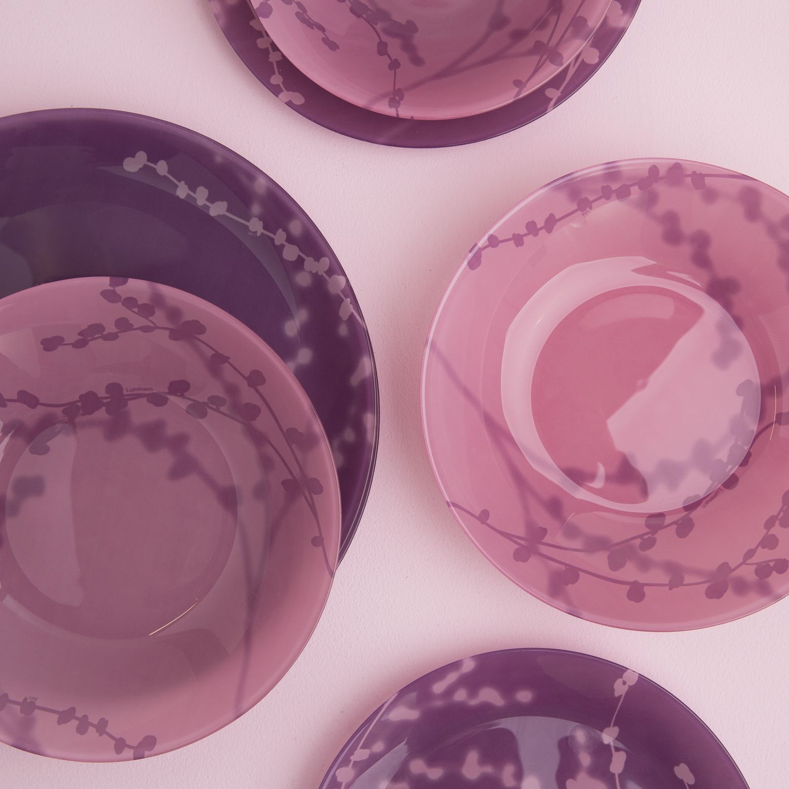 Piatto Da Dolce Luminarc Diwali Paradise Verde Vetro 19 Cm 24 Unita 92915247