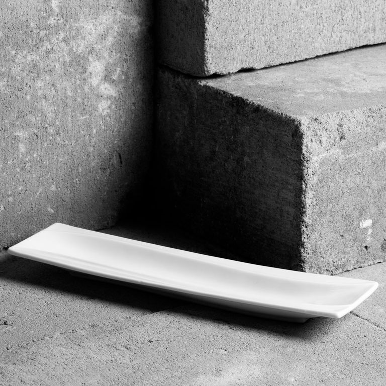 Półmisek Salsa Relief 31,5 x 8 cm biały AMBITION