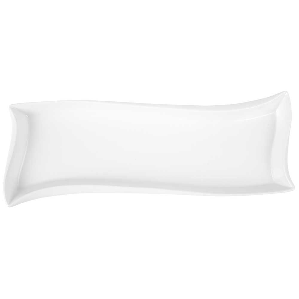 Półmisek 30 x 10 cm Salsa Fala biały