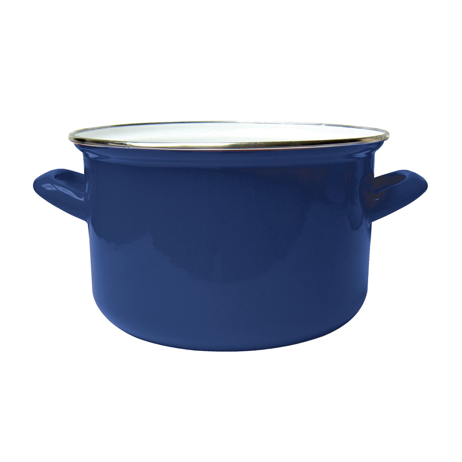 Olla esmaltada azul 20 cm 3,6 l Inducción EMALIA OLKUSZ