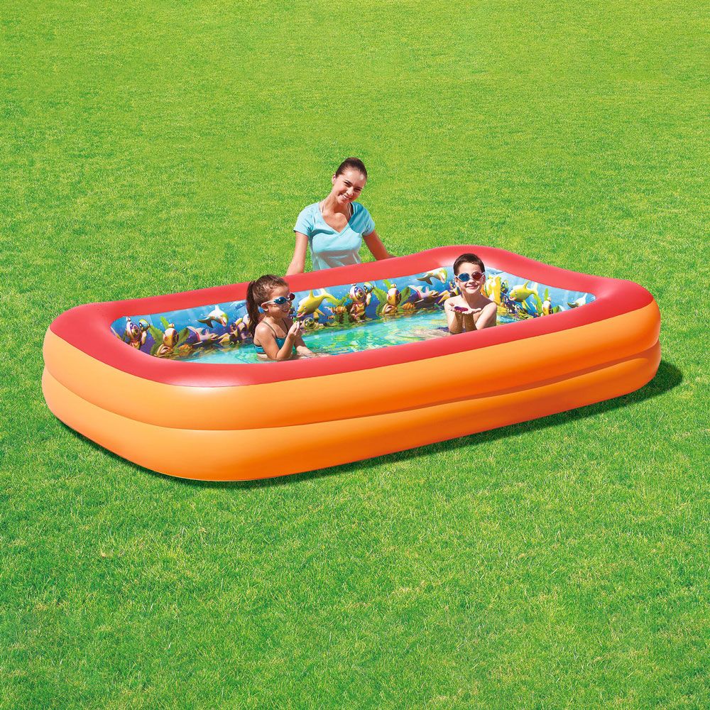 Piscină gonflabilă 3D 262 x 175 x 51 cm BESTWAY