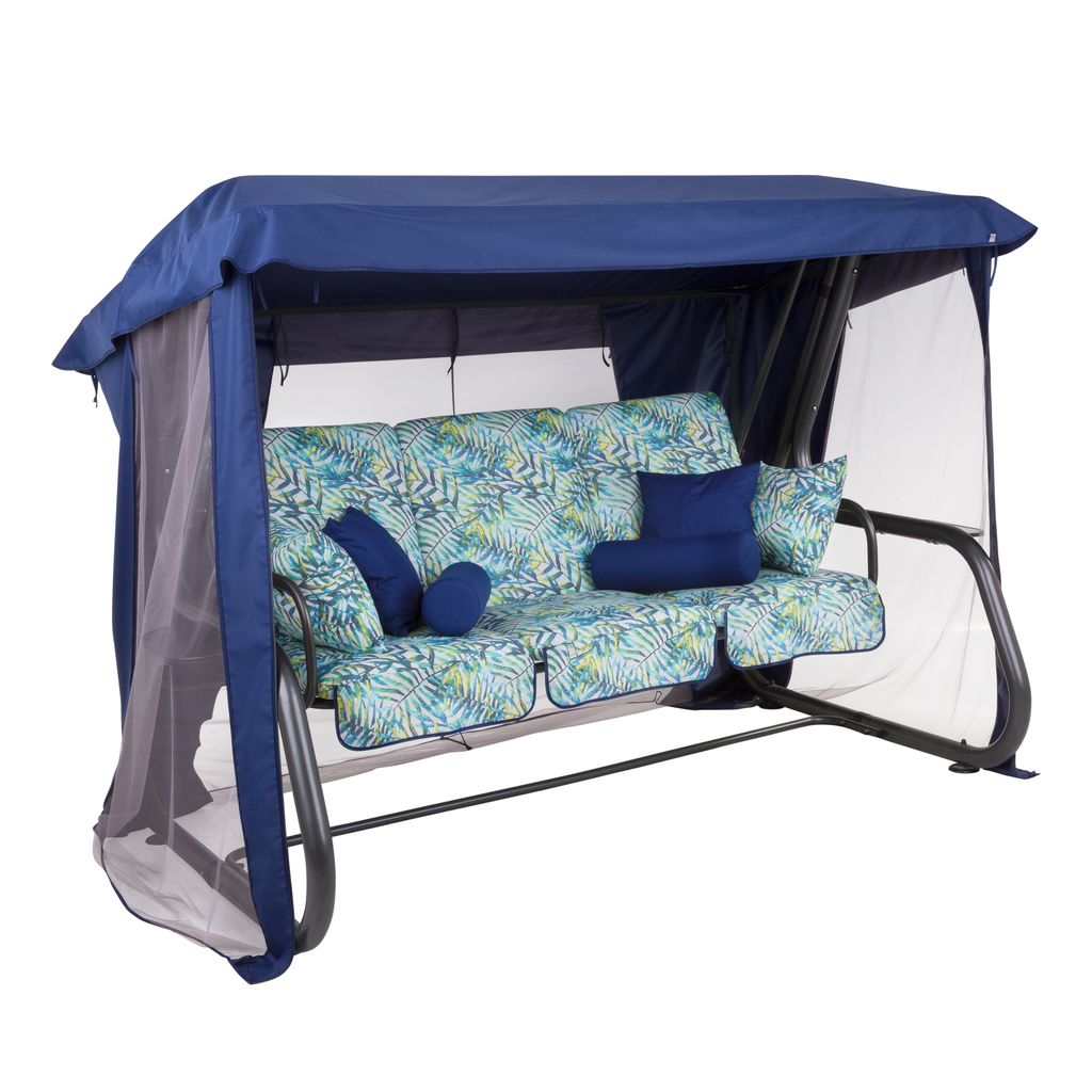 Hollywoodschaukel mit Venezia Lux 4Sitzer G04501PB PATIO