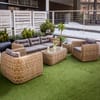 Zestaw mebli ogrodowych z technorattanu Annabelle cappuccino PATIO