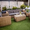 Zestaw mebli ogrodowych z technorattanu Annabelle cappuccino PATIO