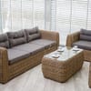 Zestaw mebli ogrodowych z technorattanu Annabelle cappuccino PATIO
