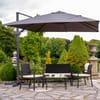 Parasol ogrodowy Navona 3 m szary PATIO