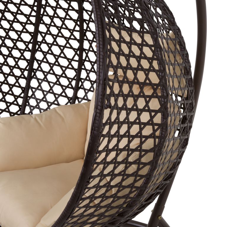 Fotel wiszący kokon Emile wenge PATIO