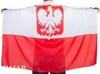 Peleryna w barwach Polski 150 x 90 cm