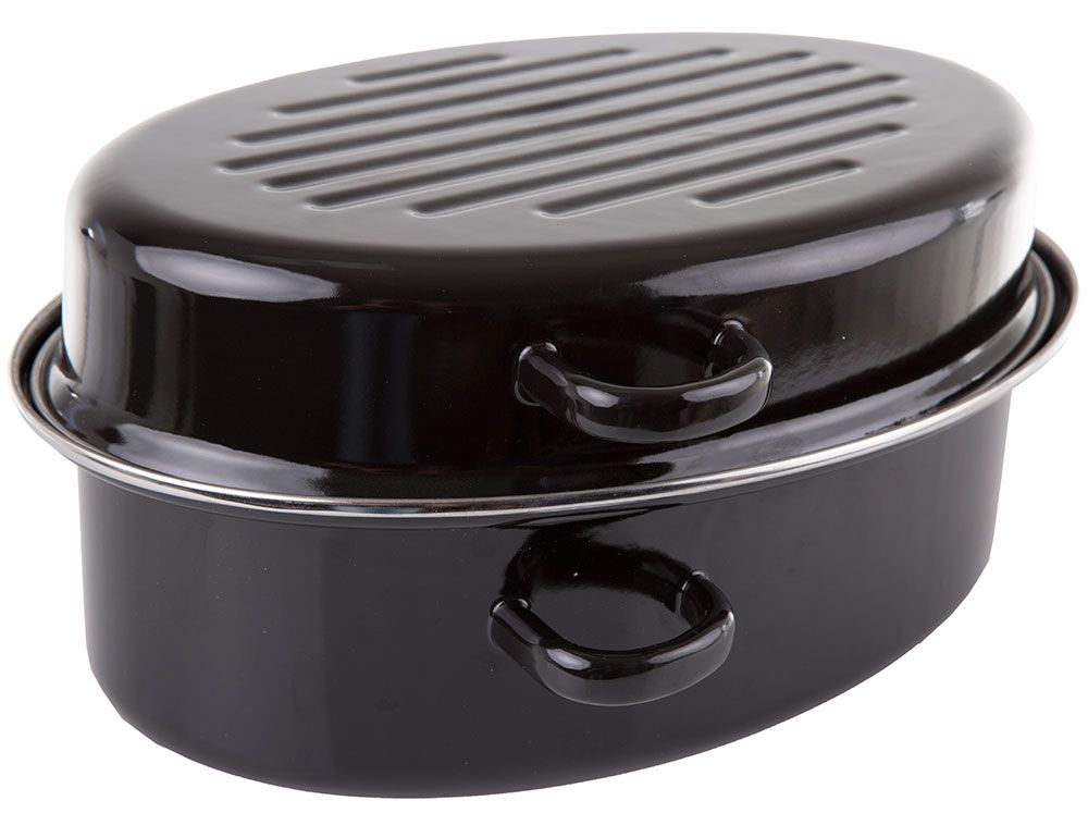 Oválný smaltovaný pekáč 38 cm DOMOTTI