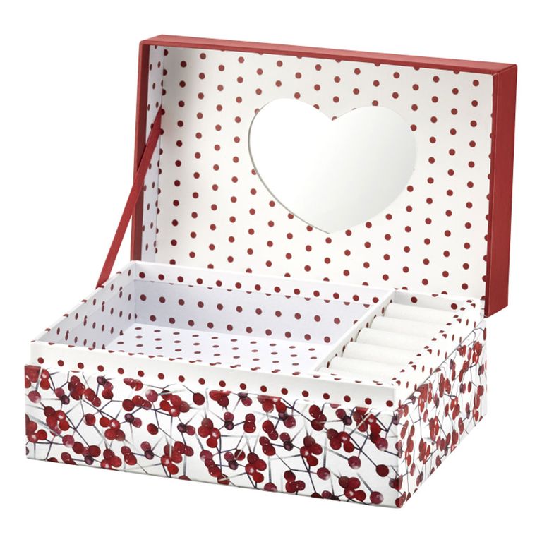 Schmuck Koffer- Box mit Spiegel Look Holly 18 x 11 x 7,5 cm AMBITION