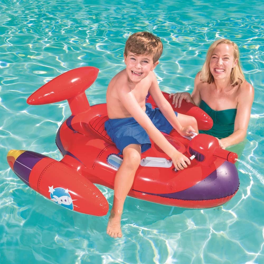 Nave espacial inflable con pistola de agua 135 x 198 cm BESTWAY