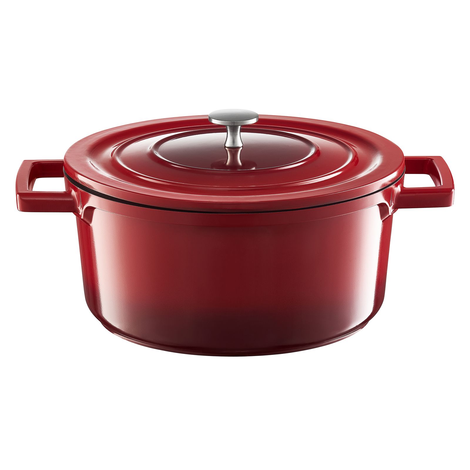 Hliníkový hrnec s poklicí Amore Qualum Basic 24 cm AMBITION