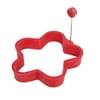 Silikonowa foremka Kwiat czerwony 11 cm