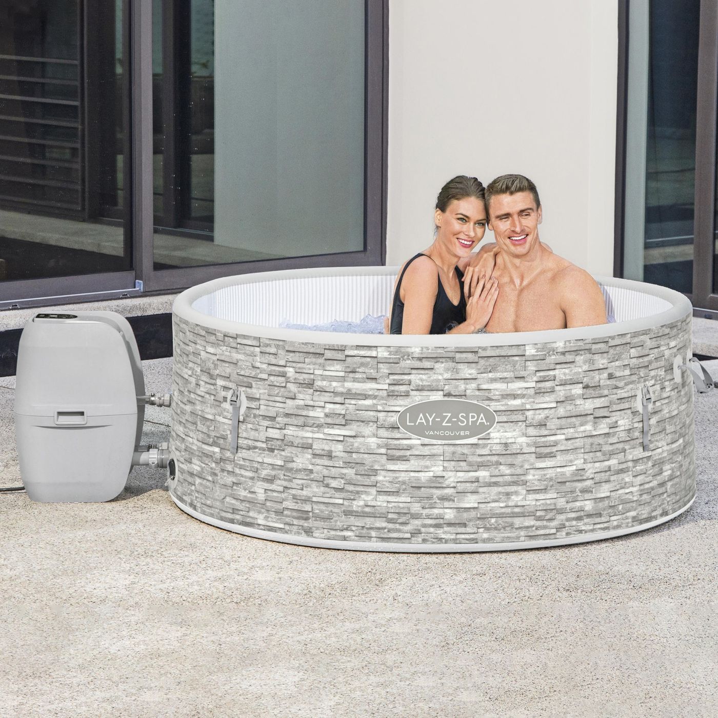 Dmuchane jacuzzi LayZSpa Vancouver AirJet Plus 155 x 60 cm BESTWAY