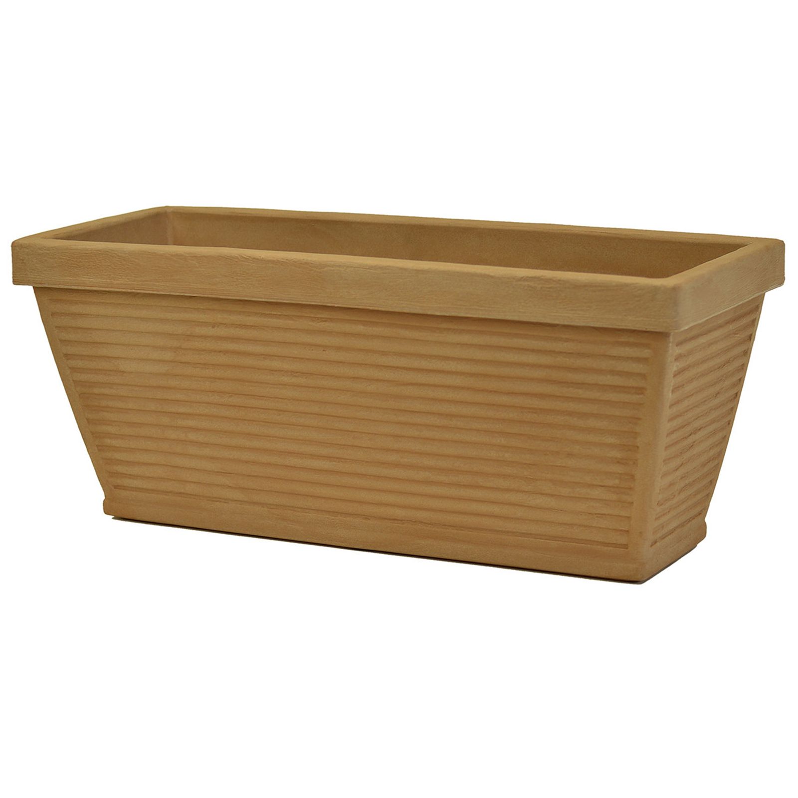 Prosperplast Ratolla Vaso Per Fiori Rotondo 11L In Plastica Riciclata - 30x30x26,4 Cm Marrone Scuro