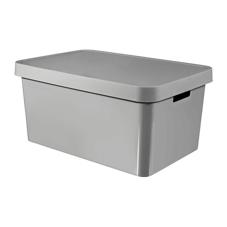 Storage box with lid 30L Infinity white CURVER