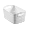 Storage basket Ribbon 27,5 x 20,5 x 17,5 cm white CURVER