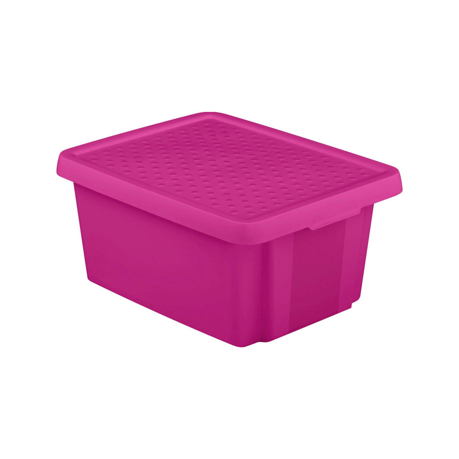 Contenedor de almacenamiento con tapa Essentiale 16 l fucsia CURVER